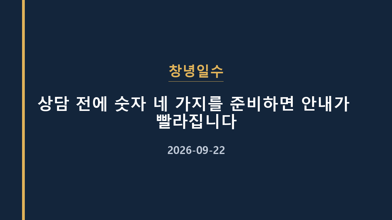 창녕일수 상담 전에 숫자 네 가지를 준비하면 안내가 빨라집니다